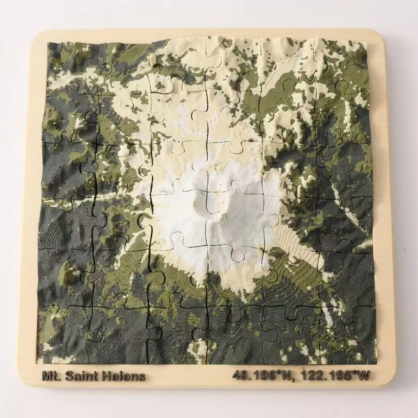 028517521f008069720bc8b7e8d5719d 3D Topographical Relief Puzzle | Interactive World Mountain Terrain Set 36pcs (6x6)