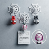 154eed7ed4de7cee587e5468a885bf50 Spider-Man Hanging Magnet™ – 3D Web Action Decor