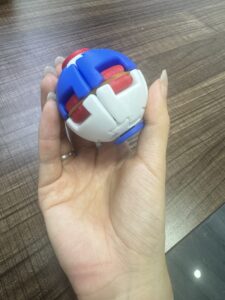 Super Hero Theme Fidget Sphere, Premium 3D Printed Rotating Puzzle Ball, Unique Stress Relief Desk Toy & Collectible Gift