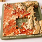 3D Topographical Relief Puzzle | Interactive World Mountain Terrain Set 36pcs (6x6)
