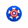 Super Hero Theme Fidget Sphere, Premium 3D Printed Rotating Puzzle Ball, Unique Stress Relief Desk Toy & Collectible Gift